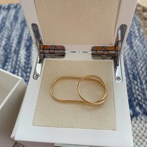 Maison Margiela gold connected ring